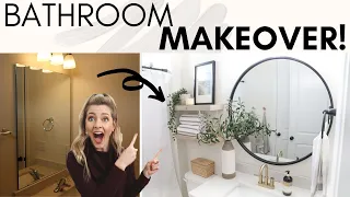 DIY BATHROOM MAKEOVER || BATHROOM STYLING TIPS