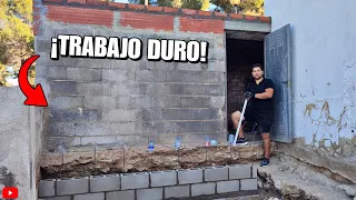 ✅ REFORMANDO CASA OKUPA | #27 Construcción muro hormigón