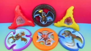 MCDONALD'S 2014 HOW TO TRAIN YOUR DRAGON 2 FULL SET OF 6 TOYS REVIEW