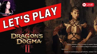 🔴 LIVE Let's Play Dragons Dogma 2  Opening up new areas WOW!!!!