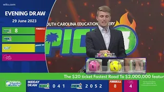 Evening SC Lottery results for June 29, 2023