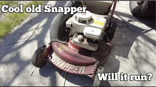 Old Snapper Mower from the trash - Can we fix it?