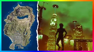 GTA 5 Online Alien Invasion 2022 - ALL UFO Locations Found, Abduction INFO & MORE! (Halloween DLC)