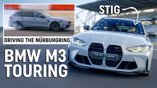 The Stig rips the new BMW M3 Touring around the Nürburgring GP! | EXCLUSIVE FIRST DRIVE