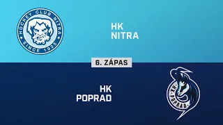 6. zápas štvrťfinále play-off Nitra – Poprad 2:0 (HIGHLIGHTY)