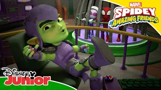 Foam Escape 🧼 | Spidey and His Amazing Friends 🕸️ | Disney Junior Arabia