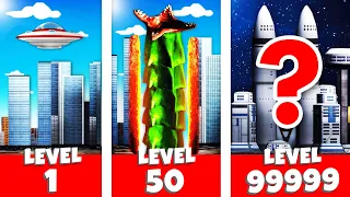 Unlocking NEW SPACE CITY Using SECRET WEAPON (Funny City Smash Gameplay)