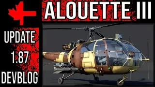 War Thunder - Update 1.87 Devblog - SA.316B Alouette III