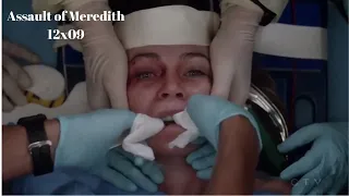 Assault of Meredith / l'agression de Meredith 12x09 Grey's anatomy