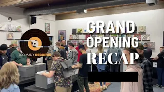 Too Many Records Store GRAND OPENING Recap Video (Portland, OR)