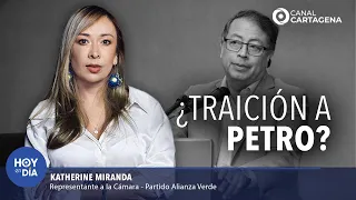 "No soy de doble rasero": Katherine Miranda sobre sus críticas al gobierno del presidente Petro