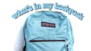 Whats in My Backpack? 2018 || revisign