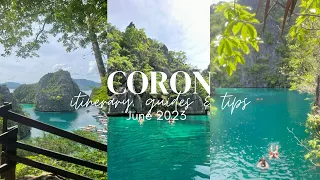 CORON, PALAWAN ITINERARY 4D3N | SUPER ULTIMATE TOUR | REEFS, WRECKS TOUR & CALAUIT SAFARI TOUR