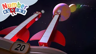 @Numberblocks - Rhyming in Space 🌏 | Learn to Count