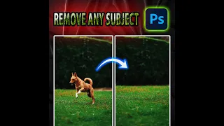 Remove Any Subject or Object in Photoshop #short #shorts