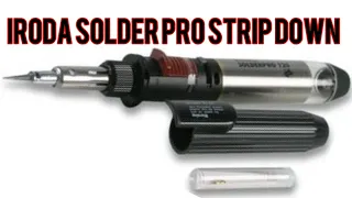 IRODA SOLDER PRO 120 STRIP DOWN AND REPAIR GAS SOLDERING IRON CORDLESS SOLDERING IRON