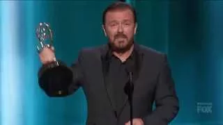 Ricky Gervais "Wins" an Emmy... Probably (2015)