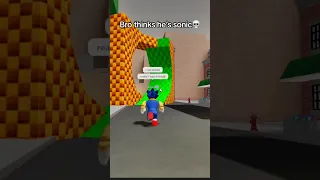 SONIC🦔🔥🏃 #roblox #sonic #shorts #funny