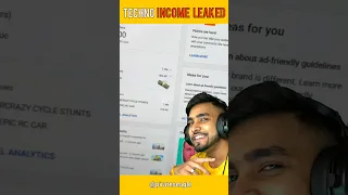 TECHNO GAMERZ INCOME LEAKED 🤯 #shorts #short