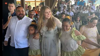 Dancing Queen AND Princess! Máxima, Amalia and Willem-Alexander joining local people in Bonaire