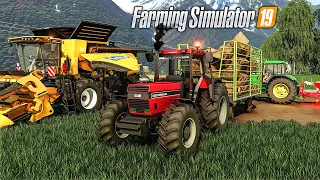 Farming Simulator 19 | Ultra Realistic | Harvesting corn, Baling small bales & preparing soil