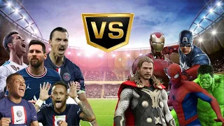 Football Legends Vs Avengers | Football Edits - Neymar,Ibrahimoviç, C.Ronaldo, Messi, Mbappe