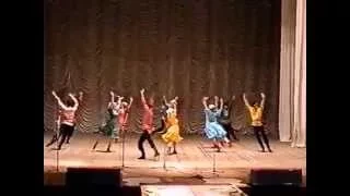 ВЕСЁЛАЯ КАДРИЛЬ - 2004 - На юбилее ансамбля "РЯБИНУШКА", Народный ансамбль танца РАДОСТЬ