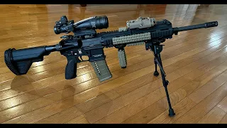 Sighting In Sundays with the M27 IAR (MR556A1 M27 IAR Clone w/ Trijicon TA11SDO)