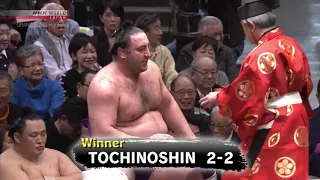 Tochinoshin vs Enho (January 2020 Tournament - Day 4)