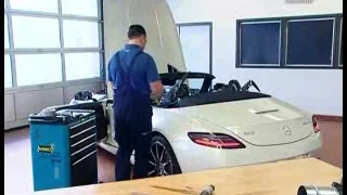 How to Rework S-Brackets and Soft Top Linkage on the Mercedes-Benz SLS AMG Roadster