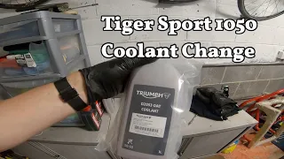 Triumph Tiger Sport 1050 12K Service Part 5  - Coolant