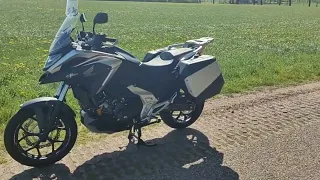 Honda NC 750 X 2021 Matt Black with panniers without top case