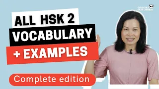 All HSK 2 Chinese Words And Example Sentences