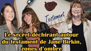 🔆 Charlotte Gainsbourg et Lou Doillon : Le secret déchirant autour du testament de Jane Birkin.
