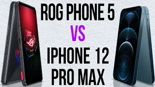 ROG Phone 5 vs iPhone 12 Pro Max (Comparativo)