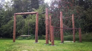 ✔ Building an Outdoor Gym / Workout Park ( Timelapse )