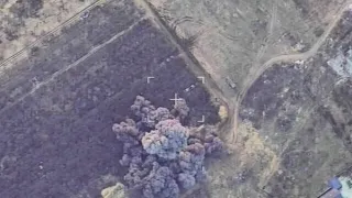 Видео уничтожения ВСУ артиллерийской системы САУ 2С-7 «Пион»
