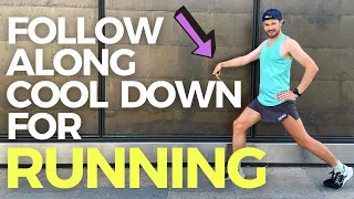 FOLLOW ALONG RUNNING COOL DOWN ROUTINE. QUICK & EASY WAY TO RECOVER BETTER!