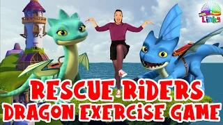 Dragon Exercise for Kids |  Learn About Mythical Creatures | Indoor Workout for Children