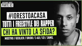 TUTTI I FREESTYLE dei RAPPER ITALIANI  [parte 3] #iorestoacasa challenge