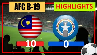 Malaysia vs Northern Mariana Islands AFC B-19