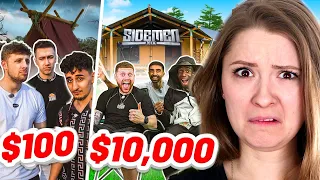 SIDEMEN $10,000 vs $100 CAMPING REACTION