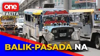 Ilang jeepney driver na lumahok sa strike, balik-pasada na ngayong araw
