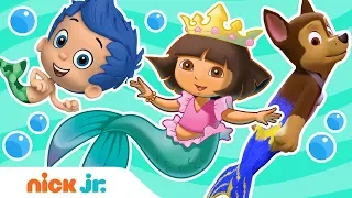 Mermaid Fun w/ PAW Patrol, Dora, Bubble Guppies & More | Nick Jr.