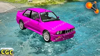 Car Surfing Crashes and Fails (Sliding, gliding) BeamNG Drive #3