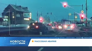 В Красноярске женщина на Suzuki устроила массовое ДТП