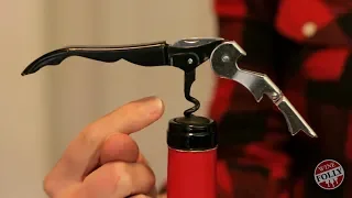 The Trick to Opening A Bottle Of Wine With A Waiter's Corkscrew