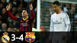 Real Madrid vs Barcelona 3-4 - All Goals & Extended Highlights - La Liga 2013/2014