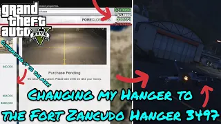 Changing my Hanger to the Fort Zancudo Hanger 3497! / GTA 5 Online