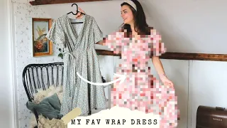 Remaking A Winner Wrap Dress Pattern 🧵 Sew With Me